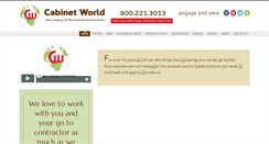 Desktop Screenshot of cabinetworldpa.com